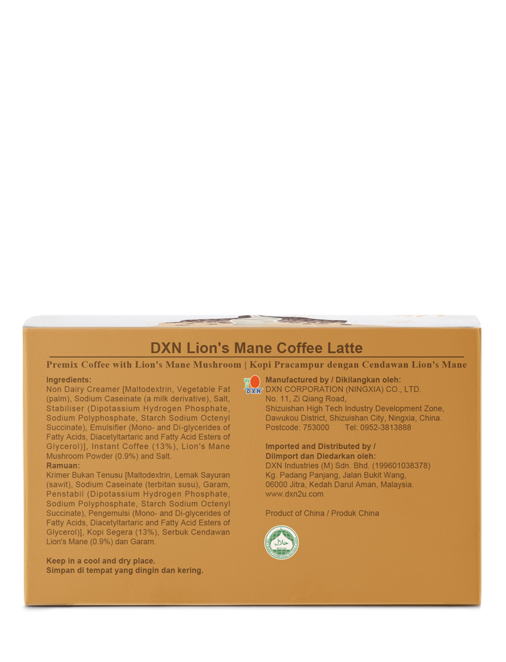 DXN Lion's Mane Coffee Latte