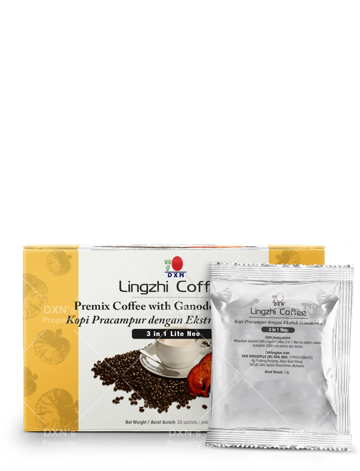 DXN Lingzhi Coffee 3 in 1 Lite Neo