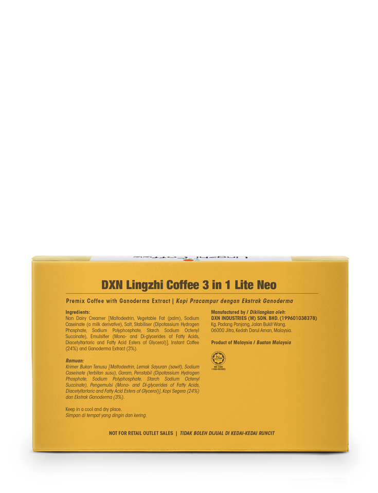 DXN Lingzhi Coffee 3 in 1 Lite Neo